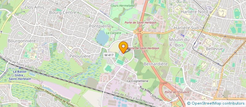 localisation de l'entreprise SCI LES AGES  SAINT-HERBLAIN