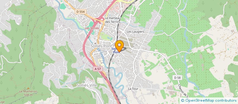 localisation de l'entreprise SCI LES AGRUMES  SOLLIES-PONT