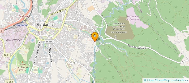 localisation de l'entreprise SCI LES AIGLES à GARDANNE
