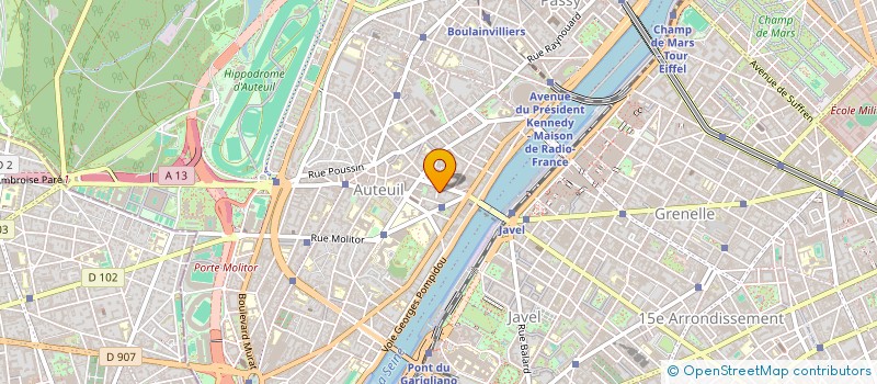 localisation de l'entreprise SCI LES AIGLES  PARIS