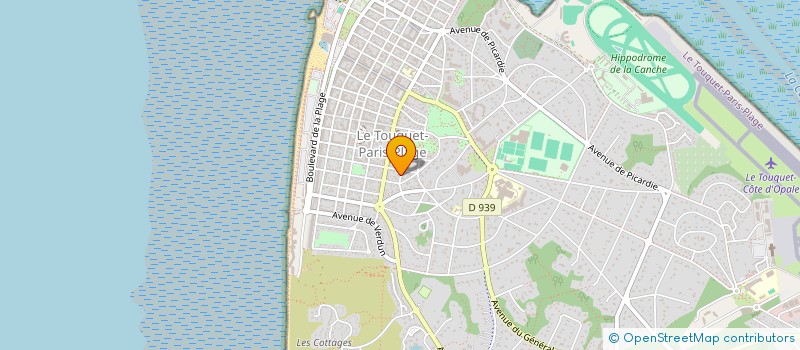 localisation de l'entreprise SCI LES AIGLONS à LE TOUQUET-PARIS-PLAGE