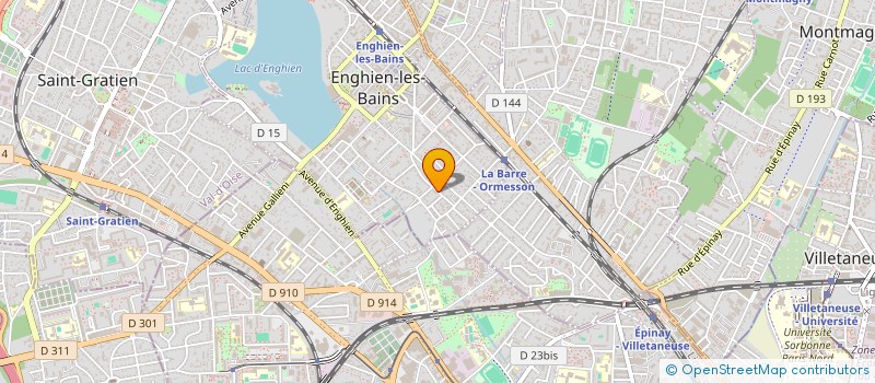 localisation de l'entreprise SCI LES AIGLONS BLEUS  ENGHIEN-LES-BAINS