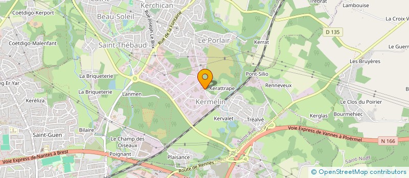 localisation de l'entreprise SCI LES AIGRETTES  SAINT-AVE