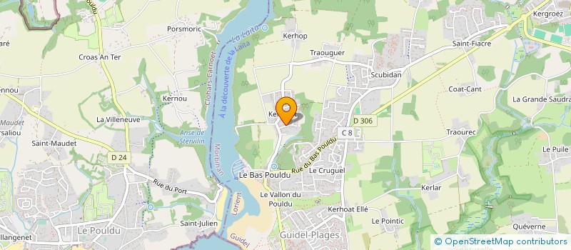 localisation de l'entreprise SCI LES AIGUILLES  GUIDEL