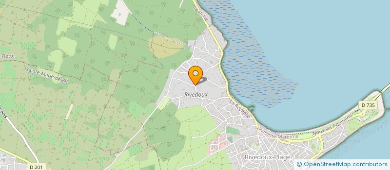 localisation de l'entreprise SCI LES AIGUILLES  RIVEDOUX-PLAGE