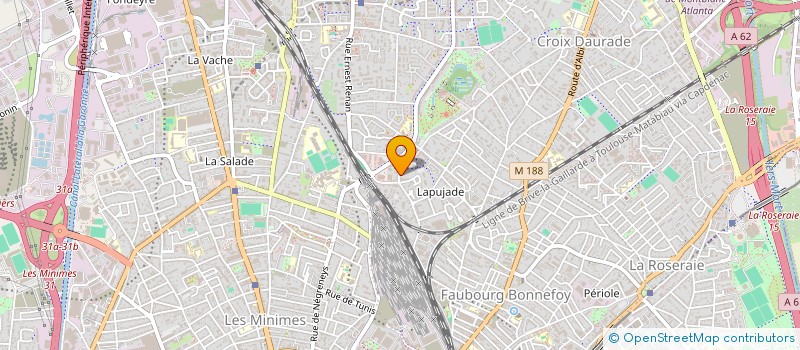 localisation de l'entreprise SCI LES AIGUILLES BLANCHES  TOULOUSE