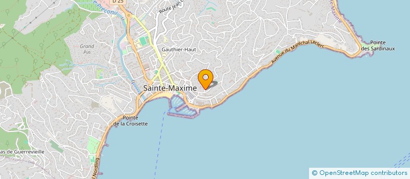 localisation de l'entreprise SCI LES AILES à SAINTE-MAXIME