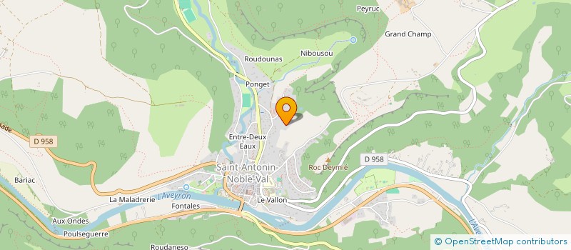 localisation de l'entreprise SCI LES AILES  SAINT-ANTONIN-NOBLE-VAL