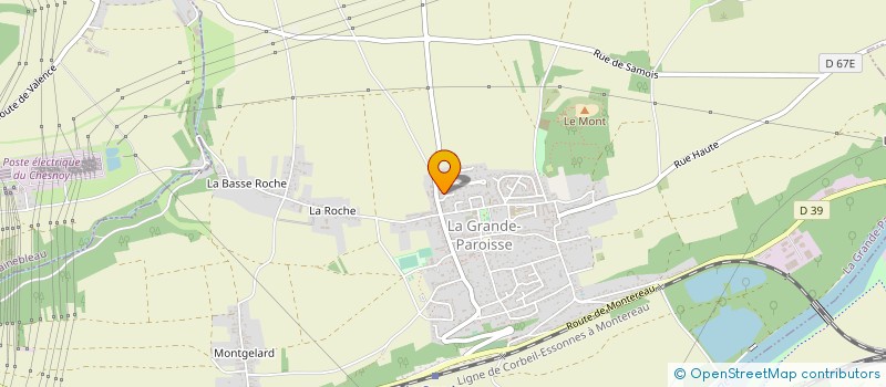 localisation de l'entreprise SCI LES AILES  LA GRANDE-PAROISSE