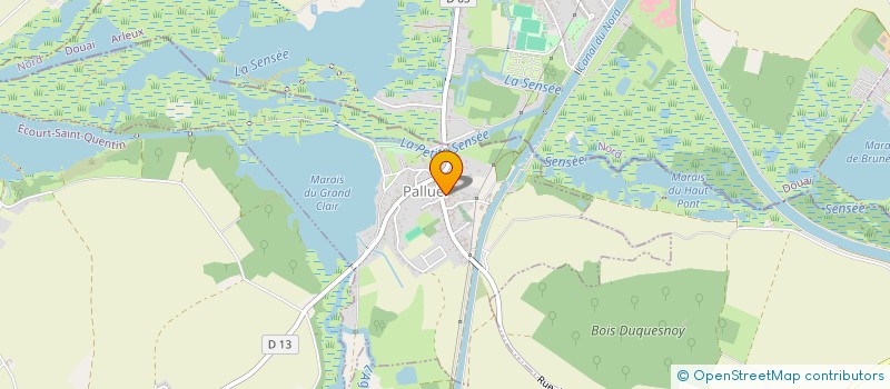 localisation de l'entreprise SCI LES AILES BLEUES  SAINS-LES-MARQUION