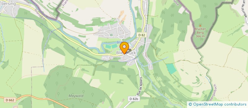 localisation de l'entreprise SCI LES AILES DE RORHBACH  WLFLING-LES-SARREGUEMINES