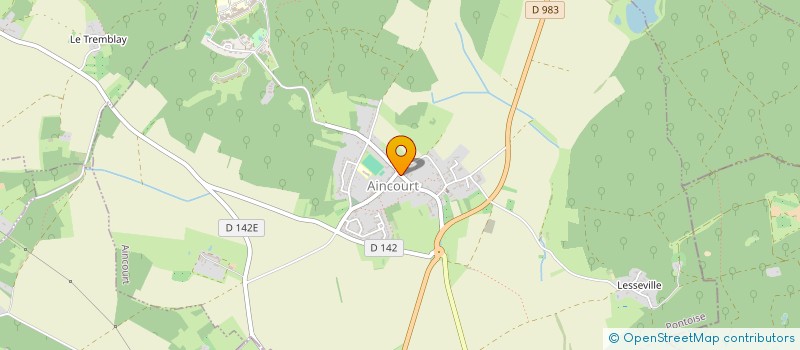 localisation de l'entreprise SCI LES AINCOURTOISES  AINCOURT