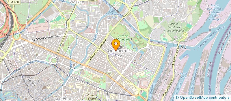 localisation de l'entreprise SCI LES AIRELLES  STRASBOURG