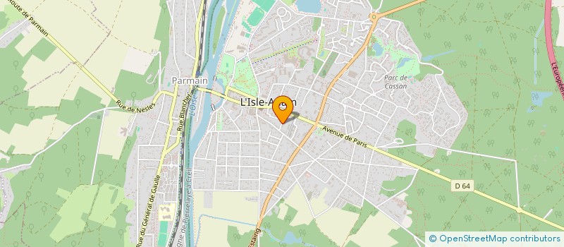 localisation de l'entreprise SCI LES AIRELLES  L'ISLE-ADAM