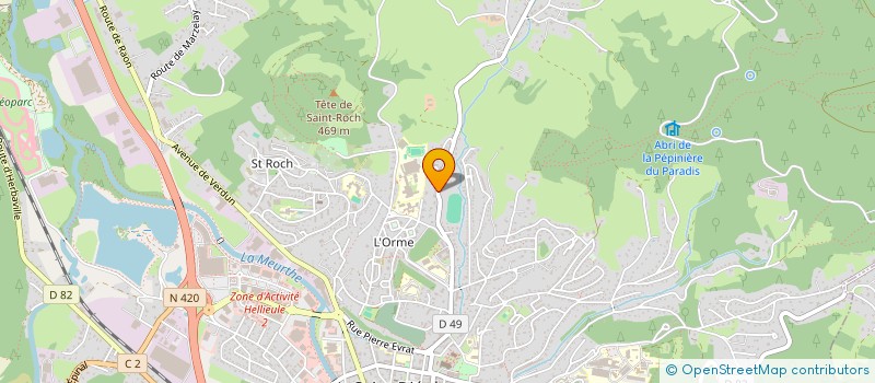 localisation de l'entreprise SCI LES AIRELLES à SAINT-DIE-DES-VOSGES