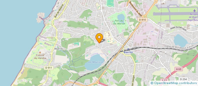 localisation de l'entreprise SCI LES AIRELLES à BIARRITZ