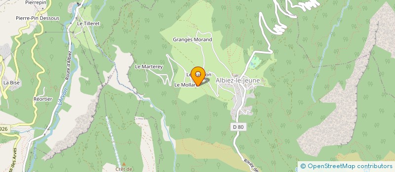 localisation de l'entreprise SCI LES AIRELLES  ALBIEZ-LE-JEUNE