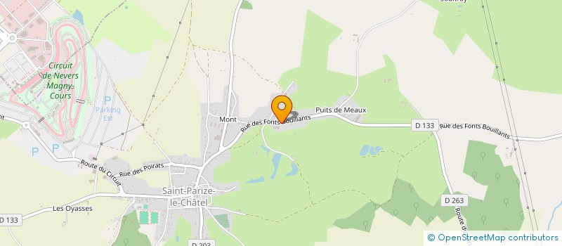 localisation de l'entreprise SCI LES AIRELLES  SAINT-PARIZE-LE-CHATEL