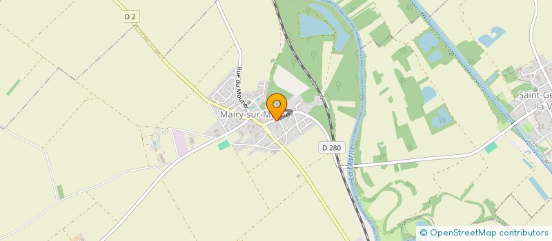 localisation de l'entreprise SCI LES AJAUX  MAIRY-SUR-MARNE