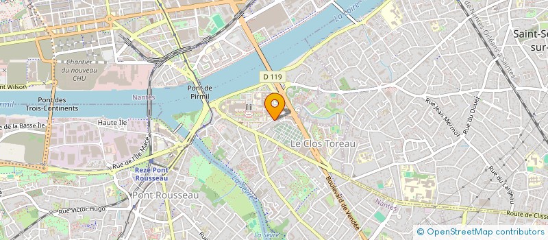 localisation de l'entreprise SCI LES AJONCS D'OR  NANTES