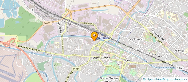 localisation de l'entreprise SCI LES AJOTS à SAINT-DIZIER