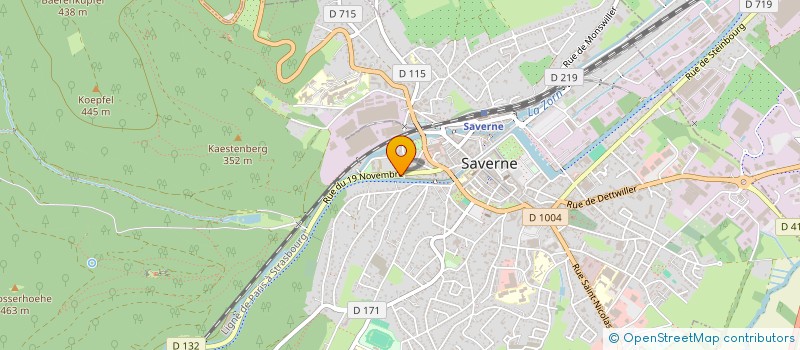 localisation de l'entreprise SCI LES AKTAS à SAVERNE