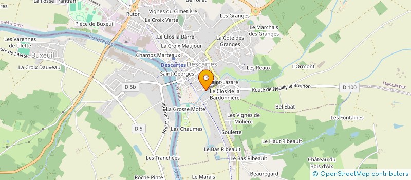 localisation de l'entreprise SCI  LES ALAINS  DESCARTES