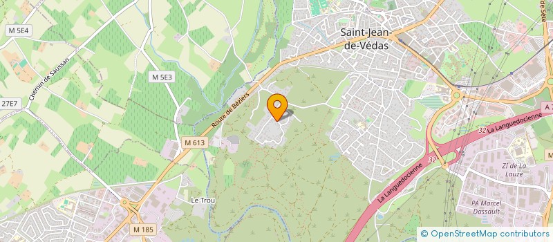 localisation de l'entreprise SCI LES ALAMANDAS  SAINT-JEAN-DE-VEDAS