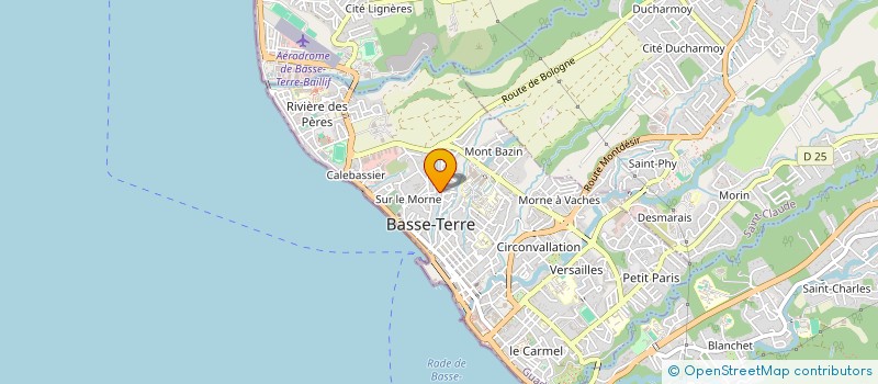 localisation de l'entreprise SCI LES ALAMANDAS à BASSE-TERRE