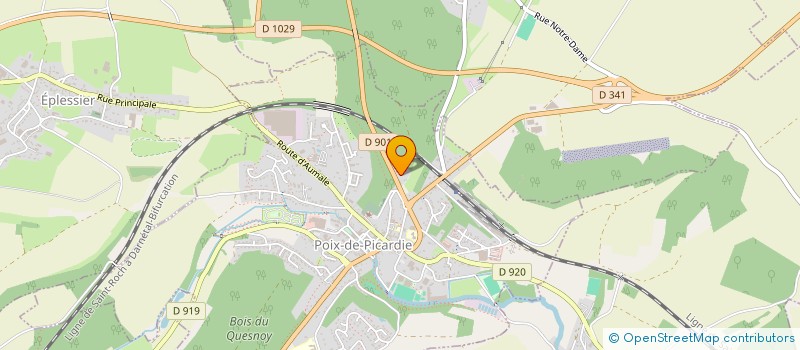 localisation de l'entreprise SCI LES ALAZARDS  POIX-DE-PICARDIE