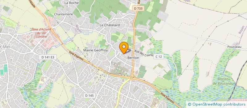 localisation de l'entreprise SCI LES ALBATROS  ROYAN