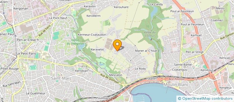 localisation de l'entreprise SCI LES ALBATROS  GUIPAVAS