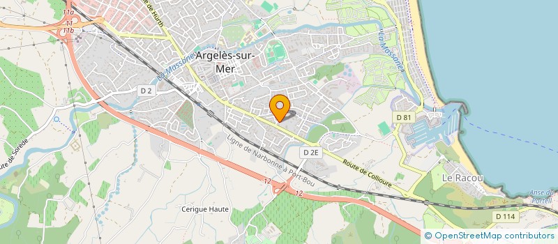 localisation de l'entreprise SCI LES ALBERES  ARGELES-SUR-MER