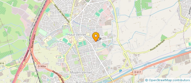 localisation de l'entreprise SCI LES ALBERES  PERPIGNAN