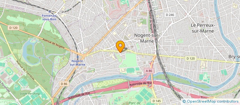 localisation de l'entreprise SCI LES ALBIZZIAS PV  NOGENT-SUR-MARNE
