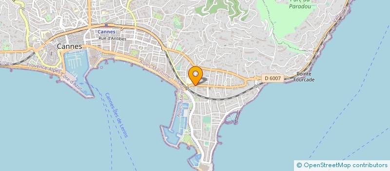 localisation de l'entreprise SCI LES ALEXANDRINES à CANNES