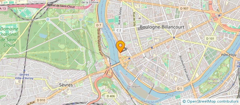 localisation de l'entreprise SCI LES ALGORITHMES SAJ à BOULOGNE-BILLANCOURT
