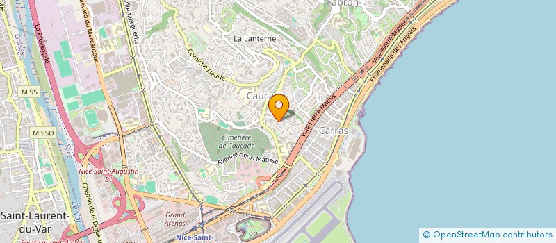 localisation de l'entreprise SCI LES ALGUES à NICE