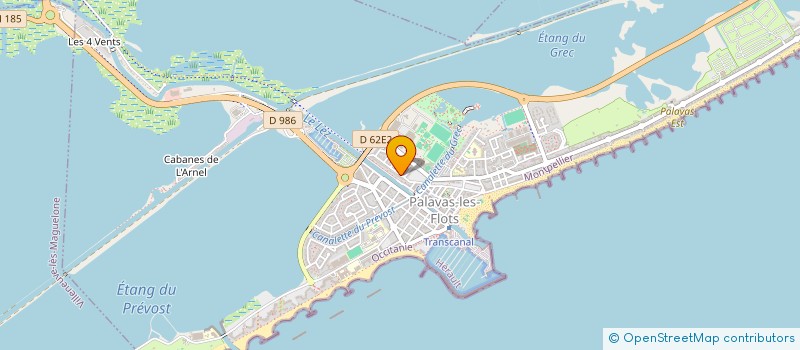 localisation de l'entreprise SCI LES ALGUES MARINES à PALAVAS-LES-FLOTS