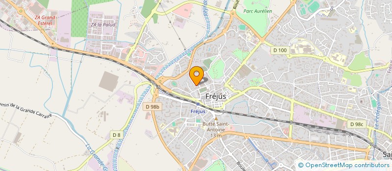 localisation de l'entreprise SCI LES ALICANTES à FREJUS