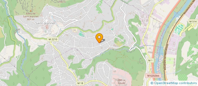 localisation de l'entreprise SCI LES ALIGNEES  SAINT-JEANNET