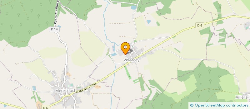 localisation de l'entreprise SCI LES ALISIERS  VILLERS-LES-LUXEUIL