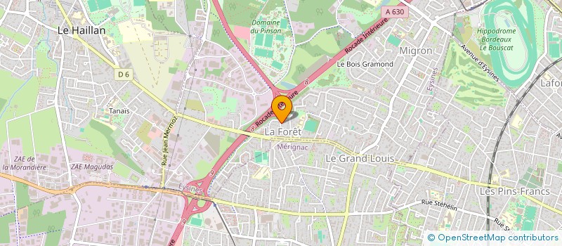 localisation de l'entreprise SCI LES ALISIERS  EYSINES