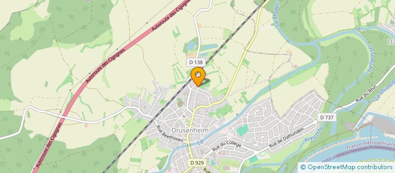 localisation de l'entreprise SCI LES ALISIERS  DRUSENHEIM