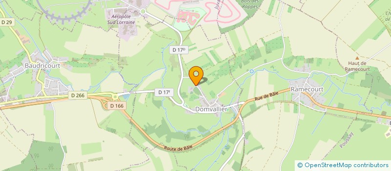 localisation de l'entreprise SCI LES ALIVIERS  DOMVALLIER