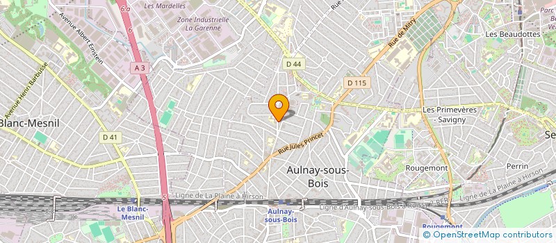 localisation de l'entreprise SCI LES ALIZEES à AULNAY-SOUS-BOIS