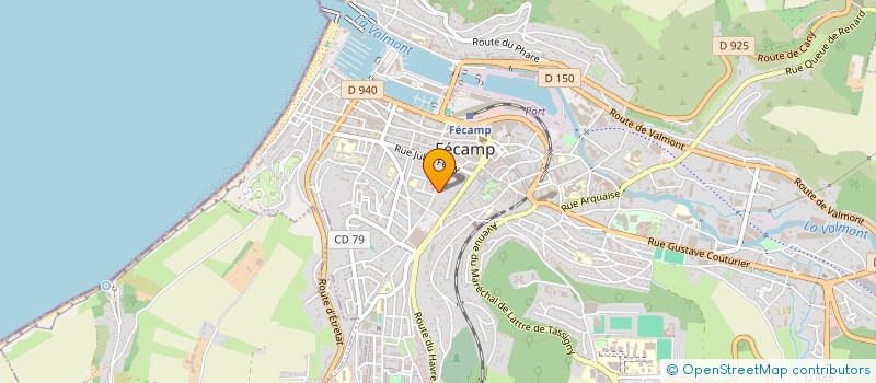 localisation de l'entreprise SCI LES ALIZEES  FECAMP