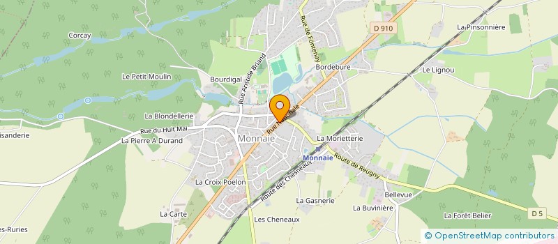 localisation de l'entreprise SCI LES ALIZES à REUGNY