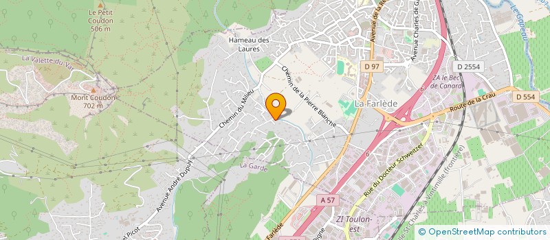 localisation de l'entreprise SCI LES ALIZES  LA FARLEDE