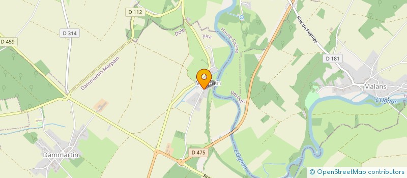 localisation de l'entreprise SCI LES ALIZES  DAMMARTIN-MARPAIN